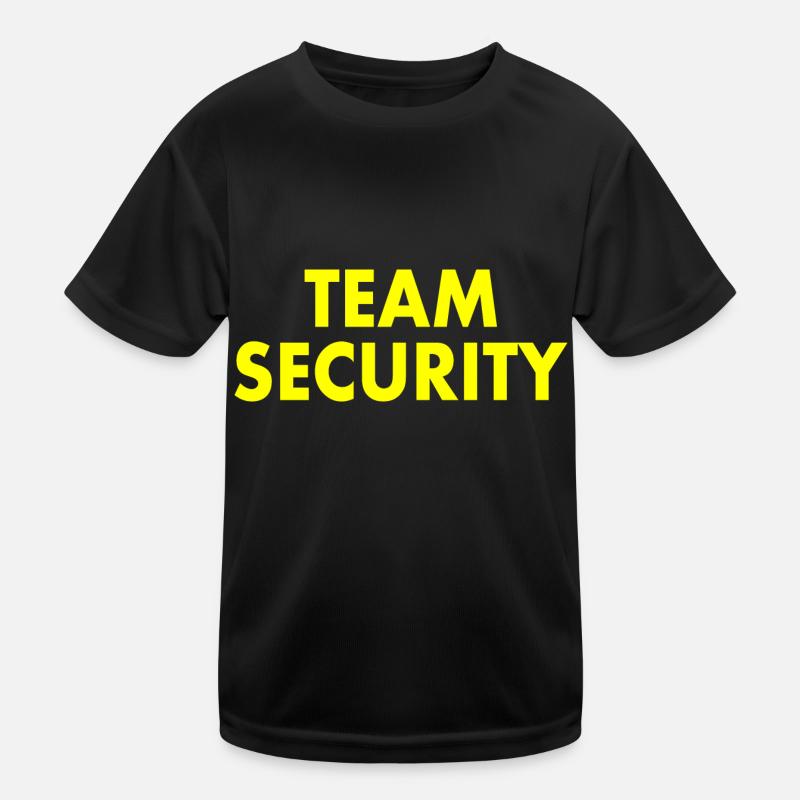 Team security T-shirt sport Enfant