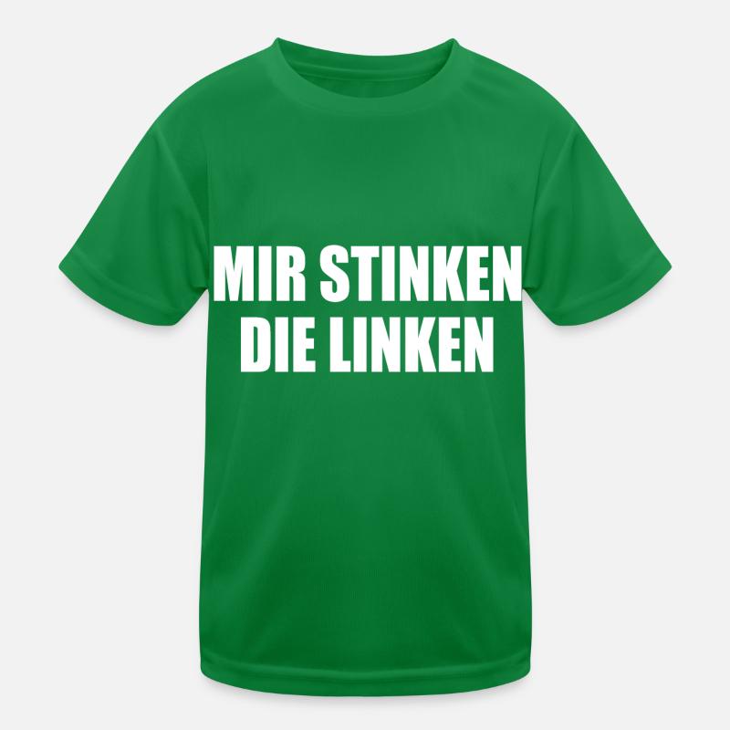 The leftists stink to me Kids Functional T-Shirt