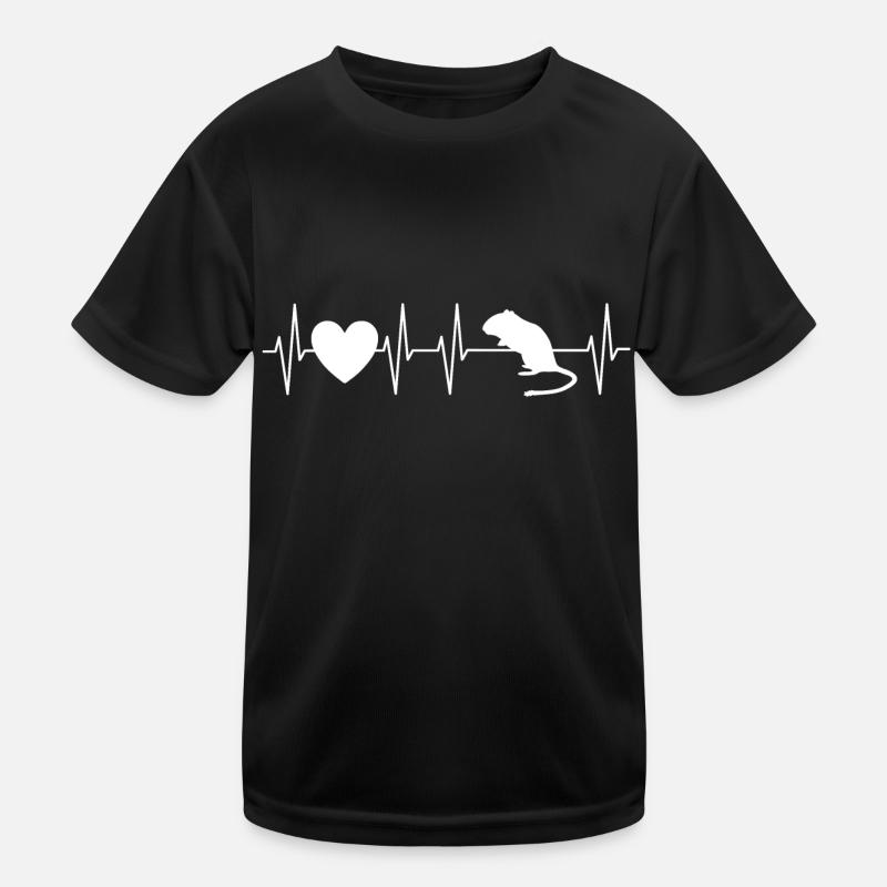 Gerbil Amour - Souris de course - Souris de course - Souris T-shirt sport Enfant
