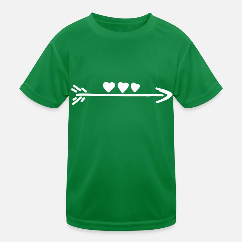 Pfeil Herz Kinder Funktions-T-Shirt