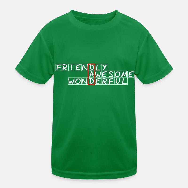 Dad Crossword Puzzle - Father's Day Kids Functional T-Shirt
