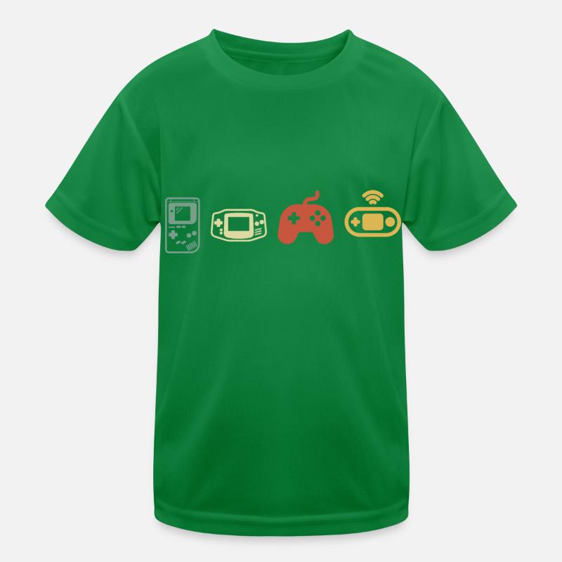 Vintage Retro Console Kids Functional T-Shirt