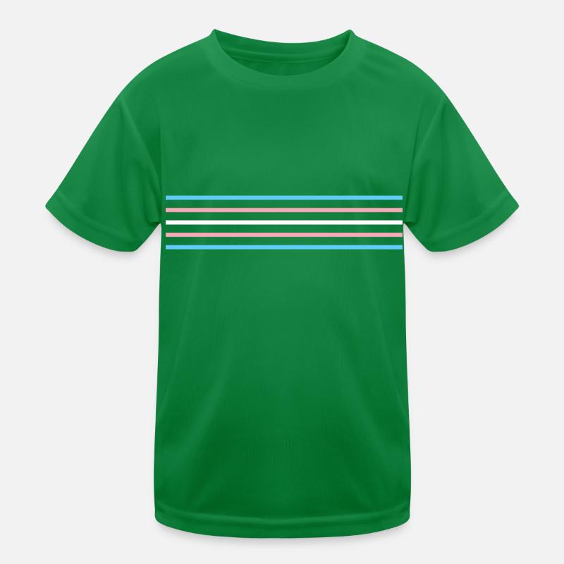 Trans Flag - Trans Flagga Kids Functional T-Shirt