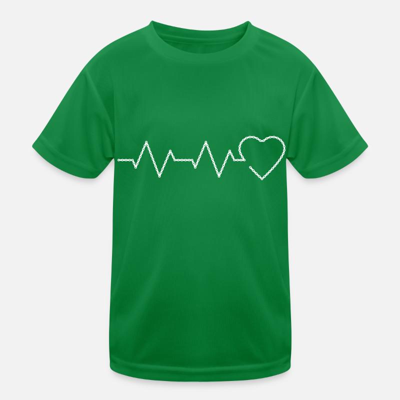 Cœur pour le vélo - Vtt VTT de descente T-shirt sport Enfant