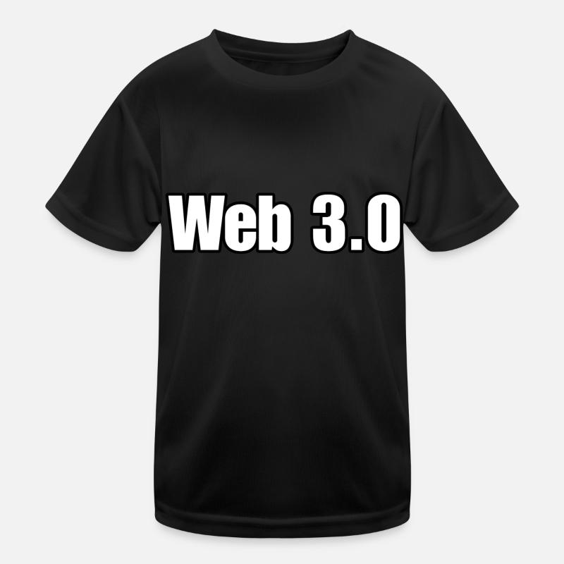 Web 3.0, finance crypto trading, tech addict Kids Functional T-Shirt