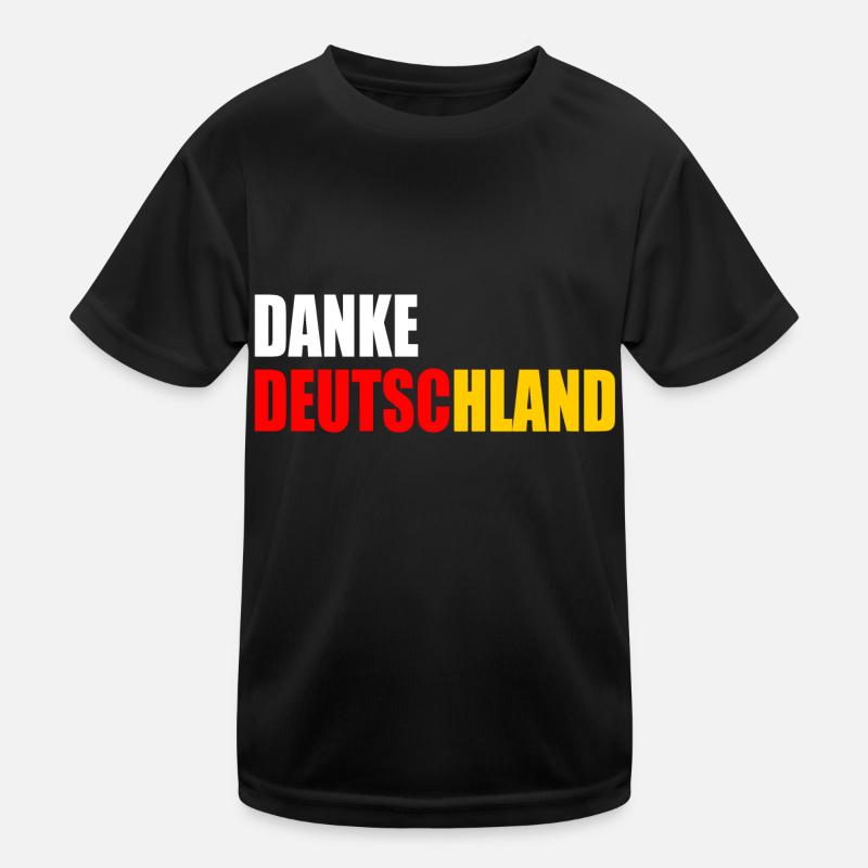 Danke deutschland Kinder Funktions-T-Shirt