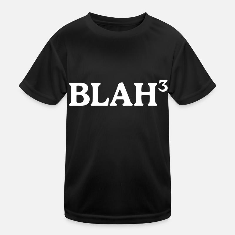 BLAH_3 - Kids Functional T-Shirt - black