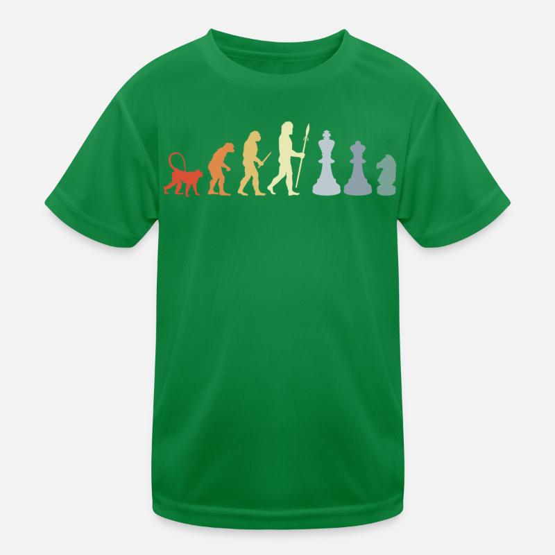 Schach Entwicklung Kinder Funktions-T-Shirt