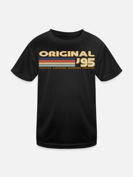 1995 - Kids Functional T-Shirt - black - Front