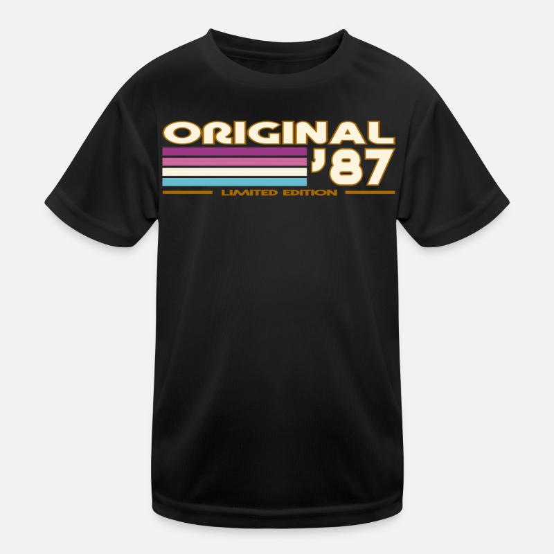 Original 87 Rétro Typo Rayures T-shirt sport Enfant