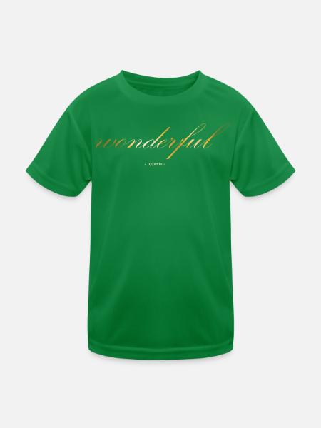 Merveilleux - T-shirt sport Enfant - vert - Devant