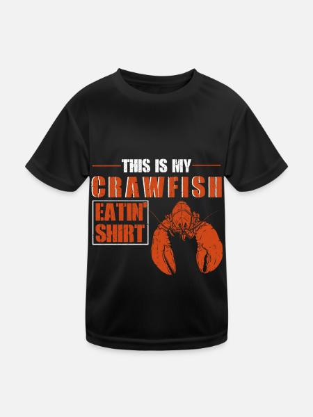 Drôle de crabes de la saison du cancer Cuisiner des crabes Manger des crabes - T-shirt sport Enfant - noir - Devant