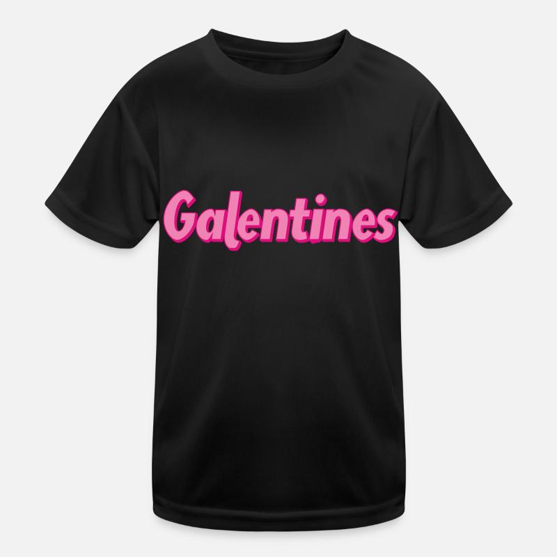 Galentines - Kids Functional T-Shirt - black
