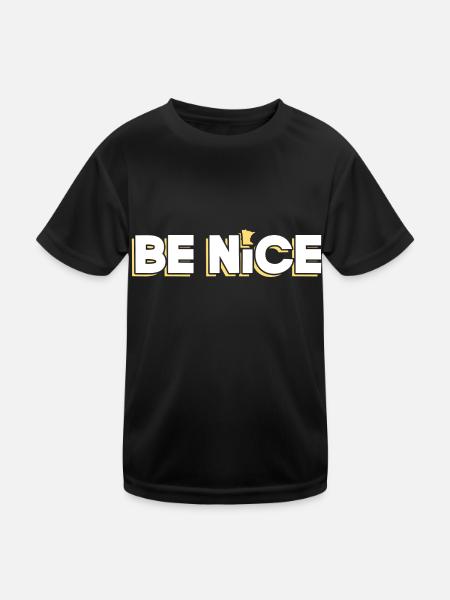 Nettes Minnesota-Design für stolze Minnesotaner - Kinder Funktions-T-Shirt - Schwarz - Vorne