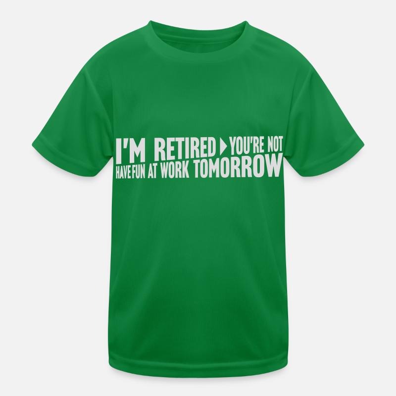 Amusez-vous au travail T-shirt sport Enfant