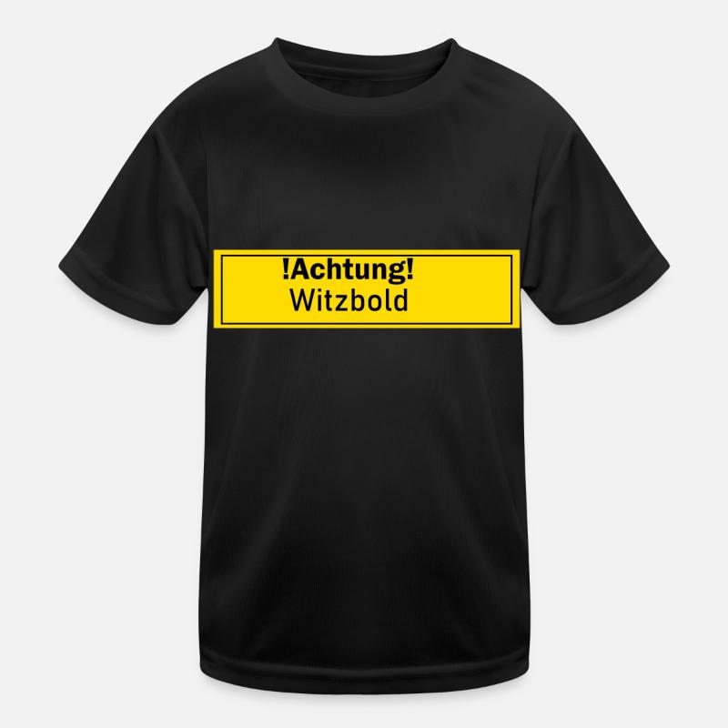 Witzbold witzig Mann Witzig Geschenk Geschenkidee Kinder Funktions-T-Shirt