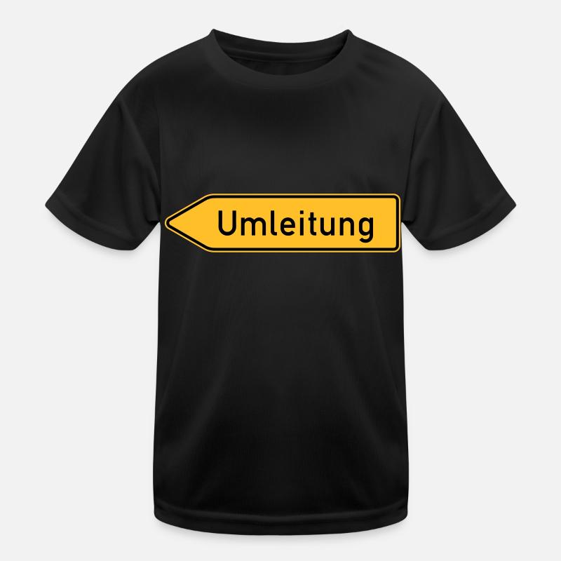 Umleitung Links Kinder Funktions-T-Shirt