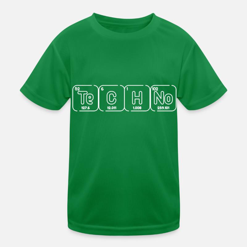 Fiesta techno Camiseta funcional para niños