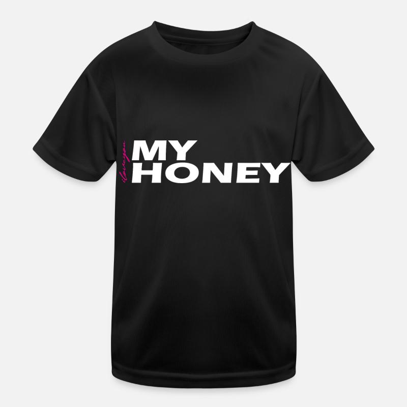 My Honey Geschenk white Kinder Funktions-T-Shirt