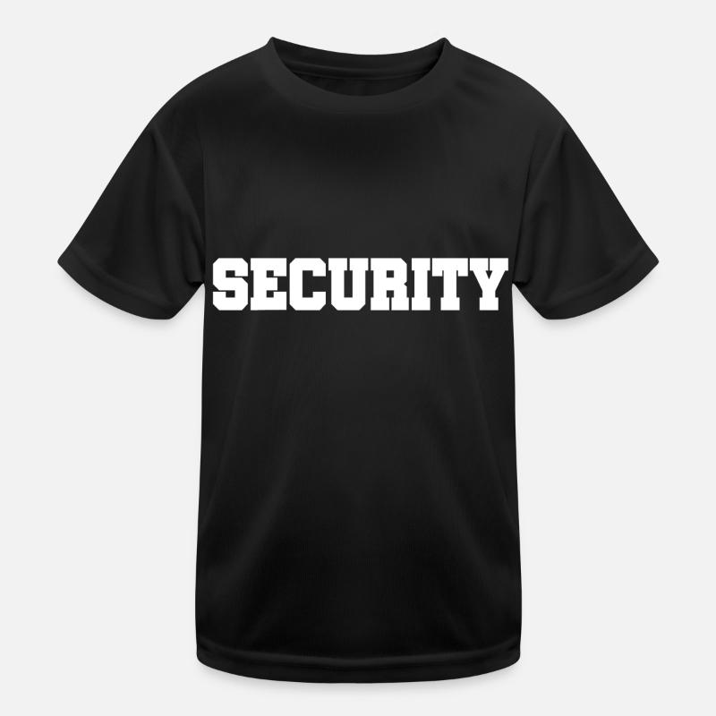 Security - Security Service - Guarding - Protection Kids Functional T-Shirt