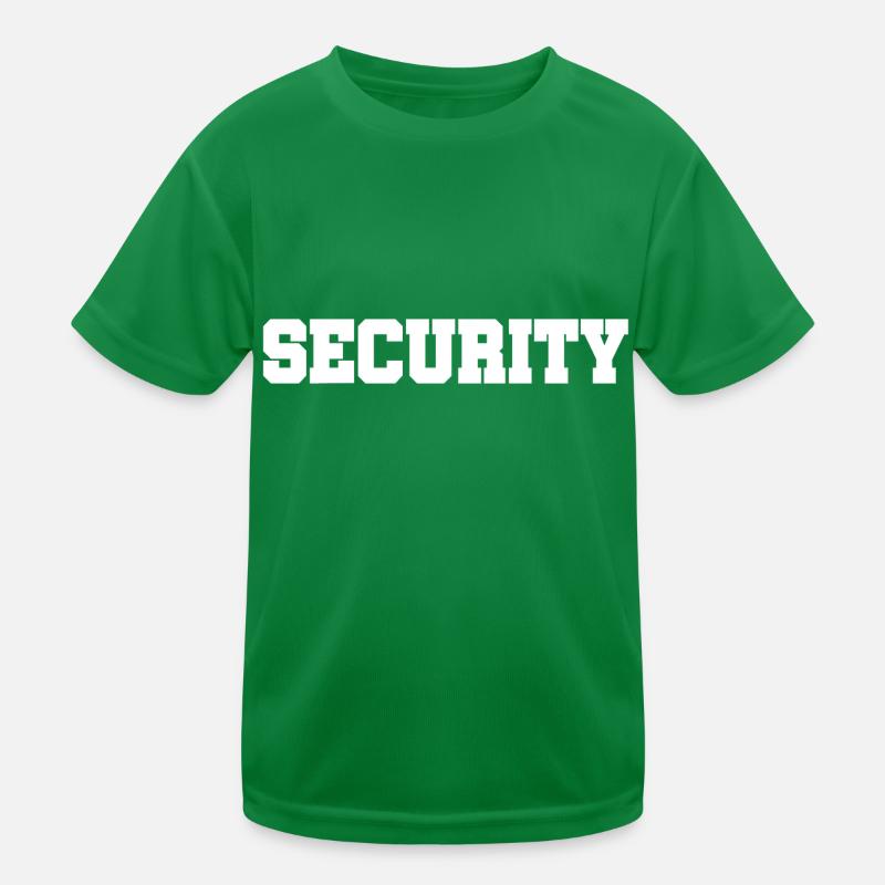 Security - Sicherheitsdienst - Bewachung - Schutz Kinder Funktions-T-Shirt