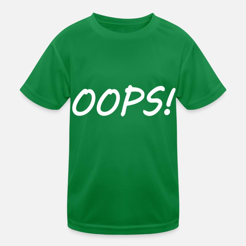 Oops Kids Functional T-Shirt