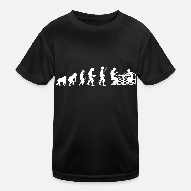 Evolution jeux d'échecs T-shirt sport Enfant