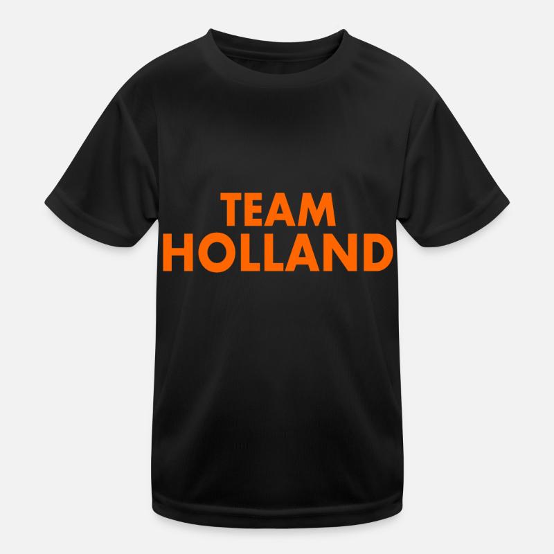 Team holland T-shirt sport Enfant