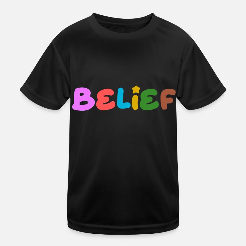 Glaube positives denken Kinder Funktions-T-Shirt