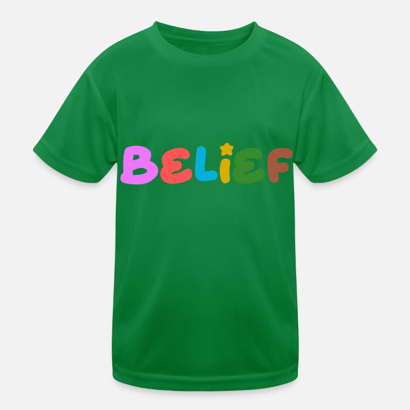 Glaube positives denken Kinder Funktions-T-Shirt