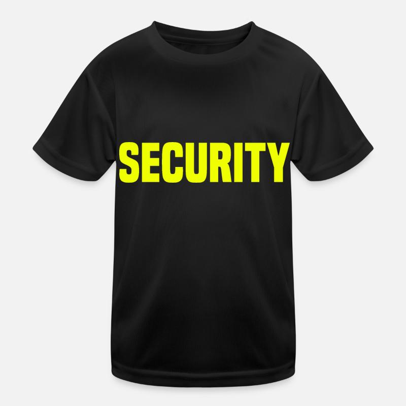 Security Bodyguard Security Service Bouncer Kids Functional T-Shirt
