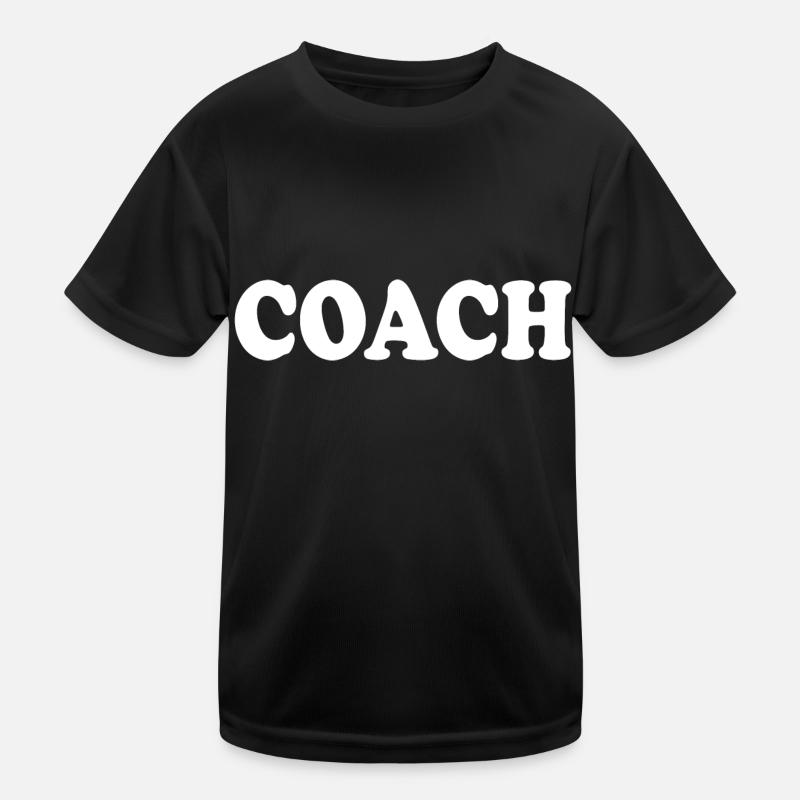 Coach - Kinder Funktions-T-Shirt - Schwarz