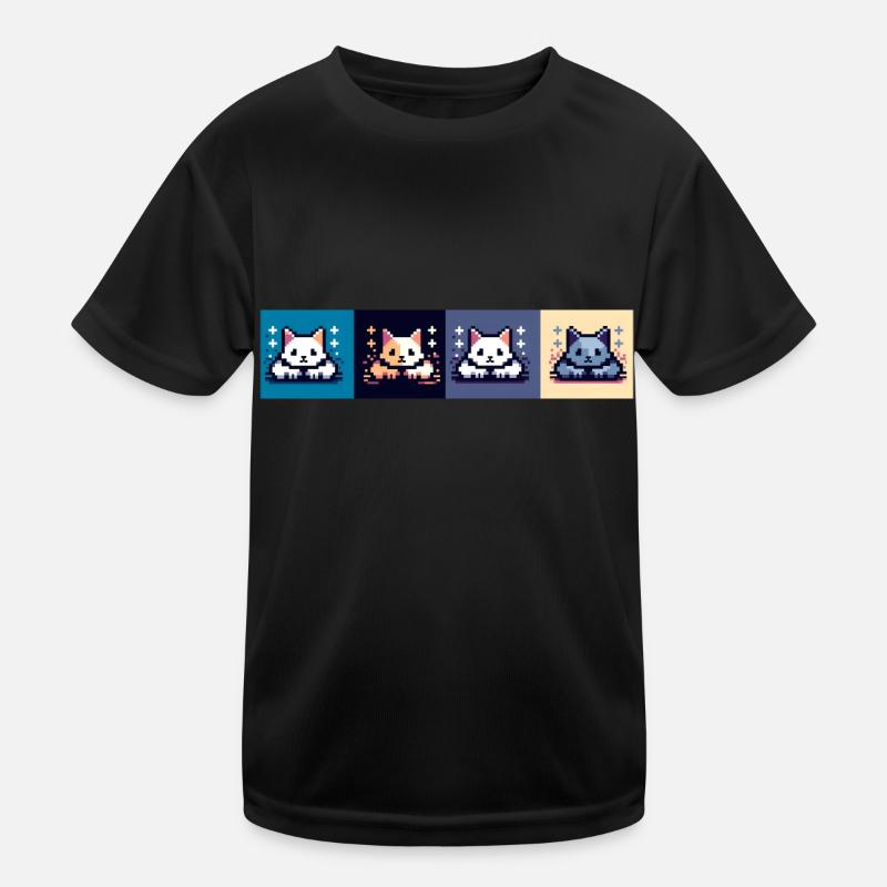 Attaque de chat T-shirt sport Enfant