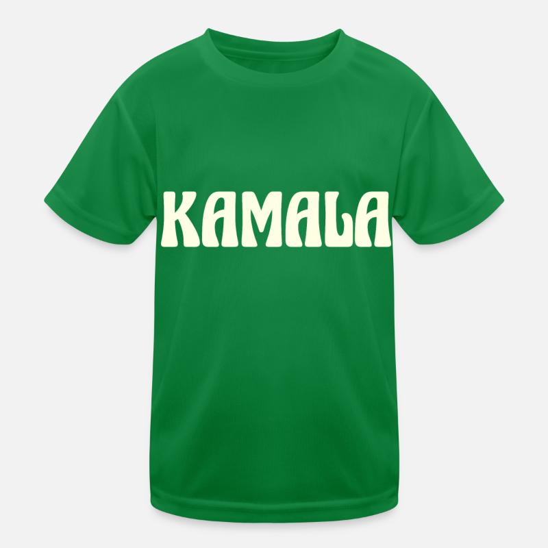 Kamala Name Text Kids Functional T-Shirt