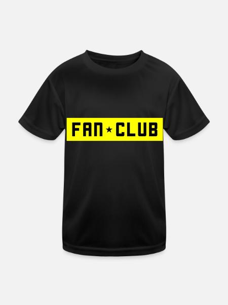 Fan Club - T-shirt sport Enfant - noir - Devant
