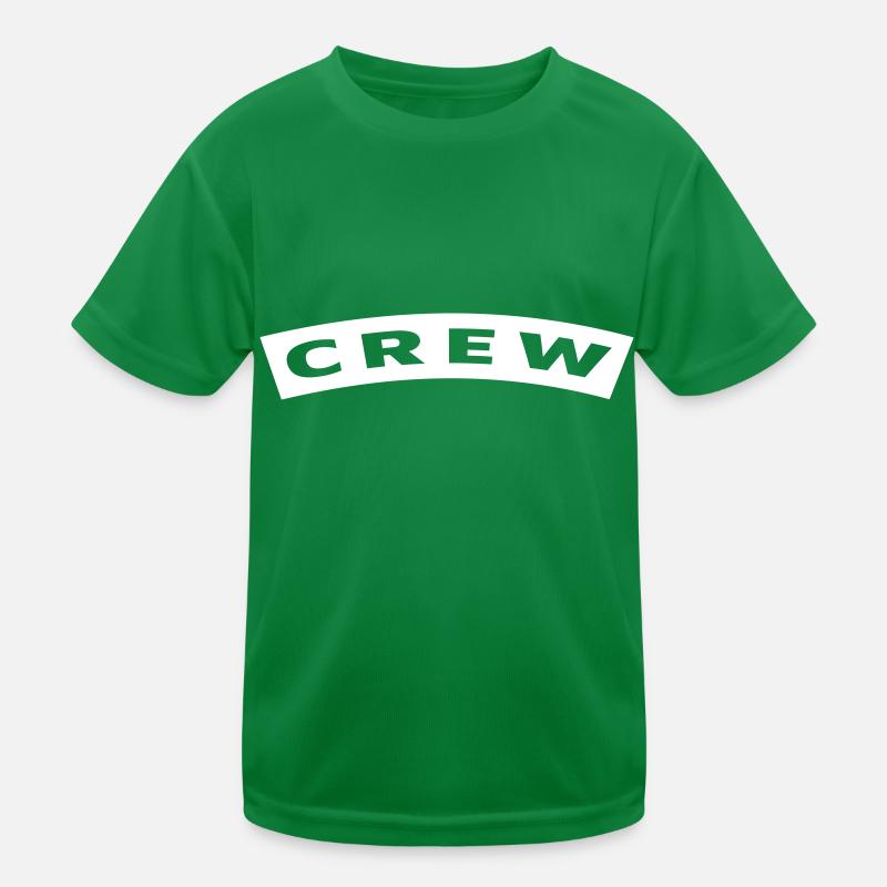 Crew curved patch Kids Functional T-Shirt