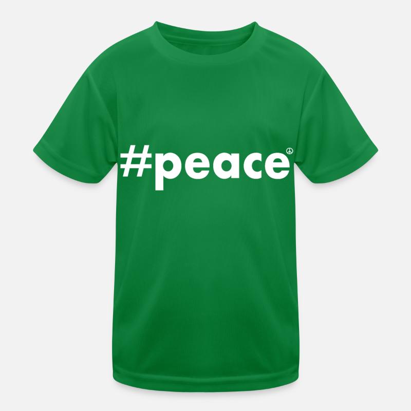 Peace Kinder Funktions-T-Shirt