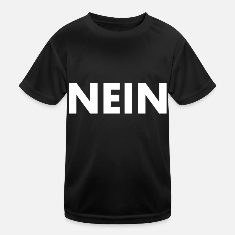 Nein Kinder Funktions-T-Shirt