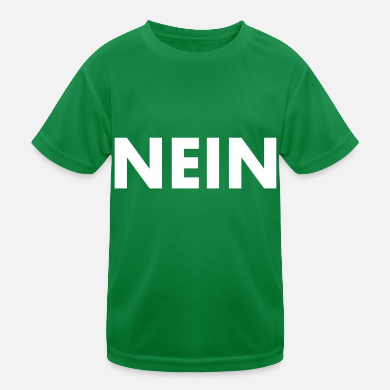Nein Kinder Funktions-T-Shirt