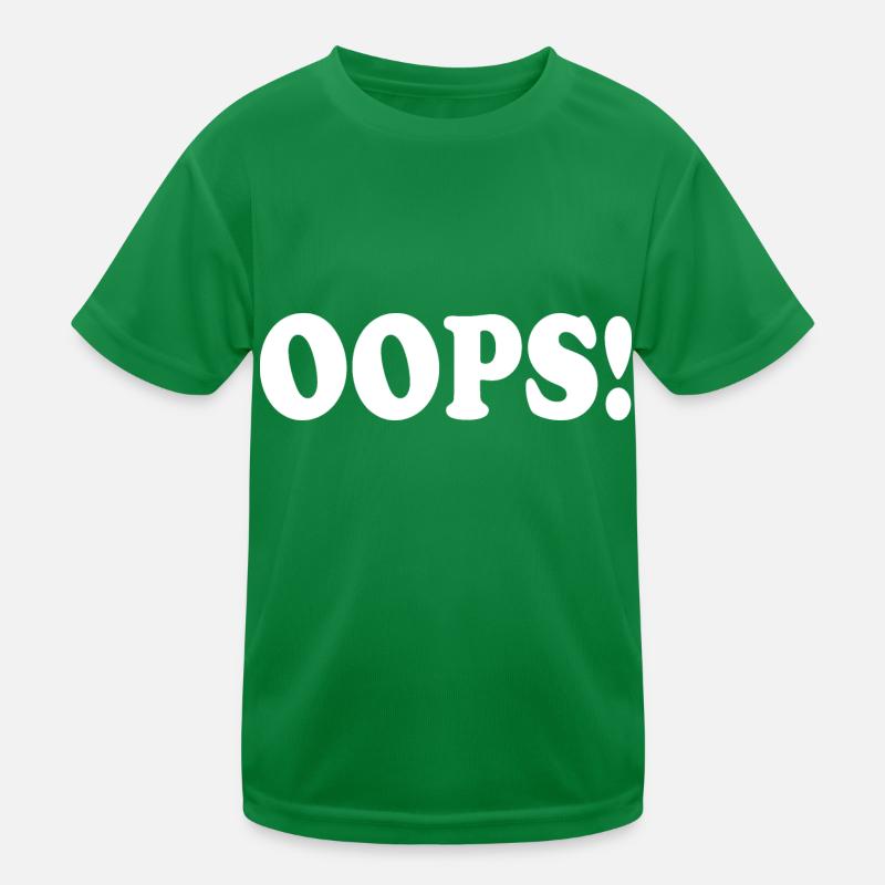 Oops Kinder Funktions-T-Shirt