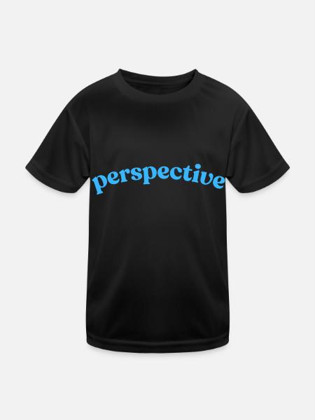 Perspective - Kids Functional T-Shirt - black - Front