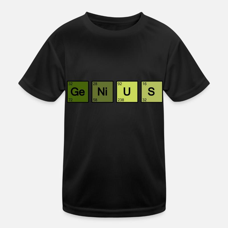 Genius Nerd Geek Kids Functional T-Shirt
