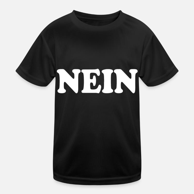Nein Kinder Funktions-T-Shirt