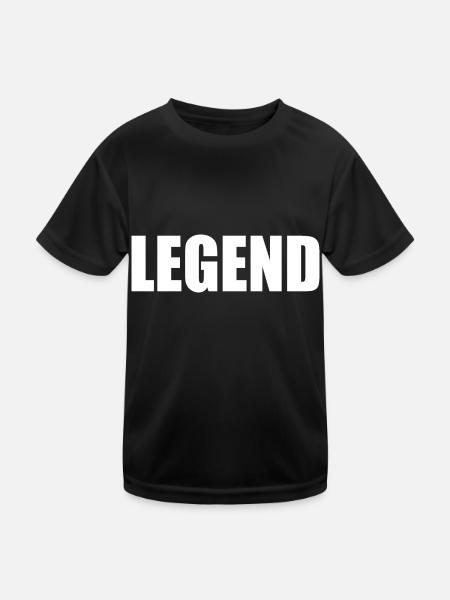 Legend - Kids Functional T-Shirt - black - Front