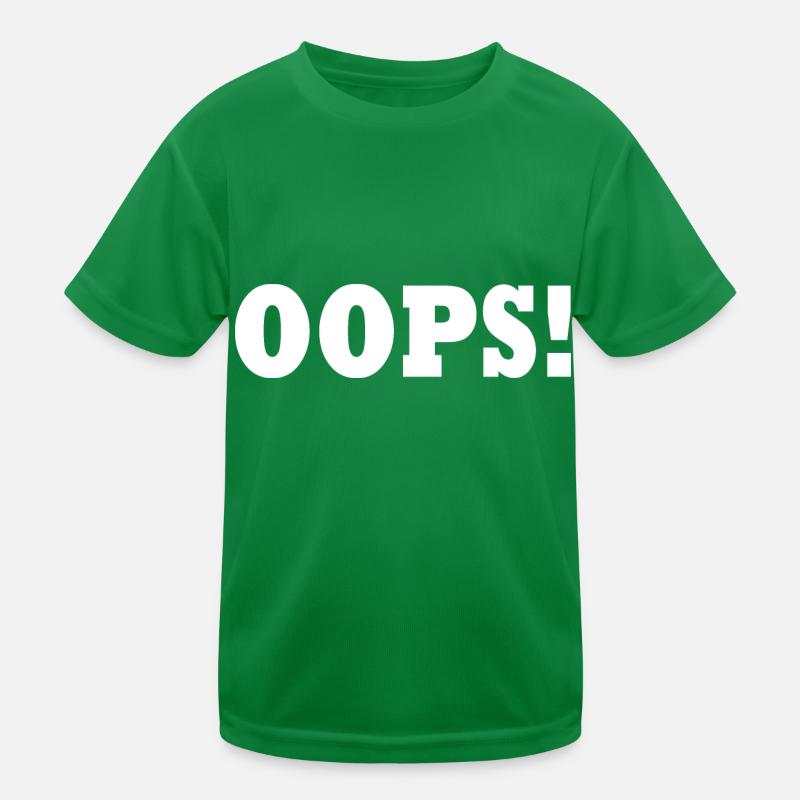 Oops Kinder Funktions-T-Shirt