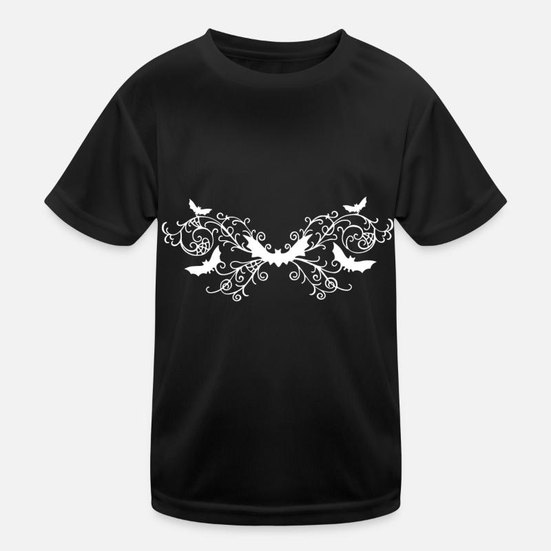 Bat Halloween Flies Kids Functional T-Shirt