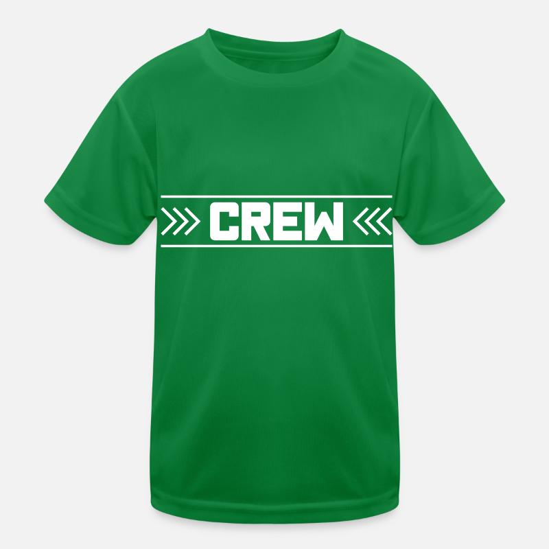 Conception de l’équipage T-shirt sport Enfant