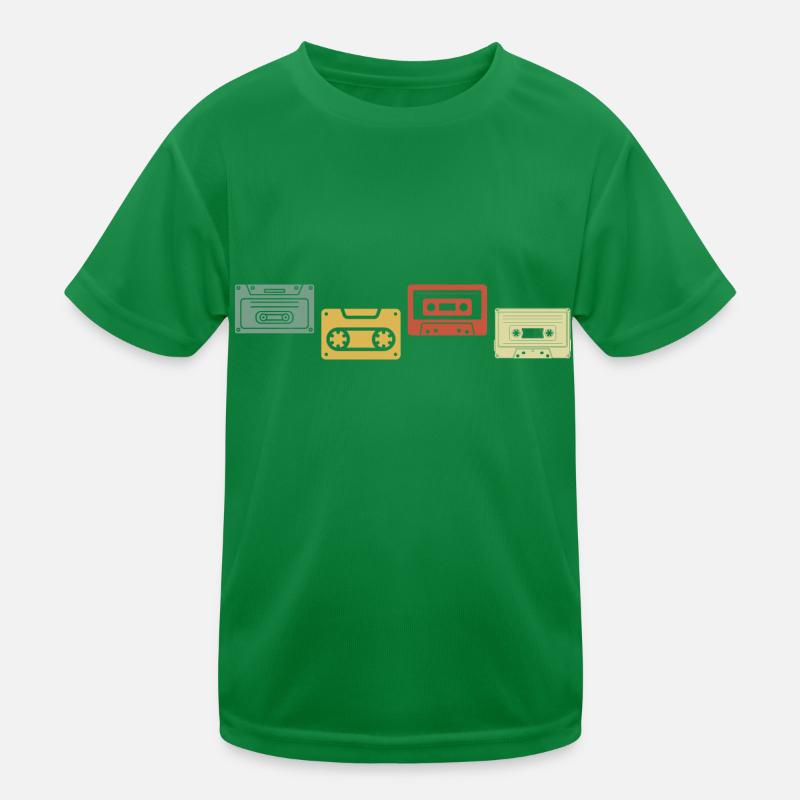 Vintage Retro Kassette Kinder Funktions-T-Shirt