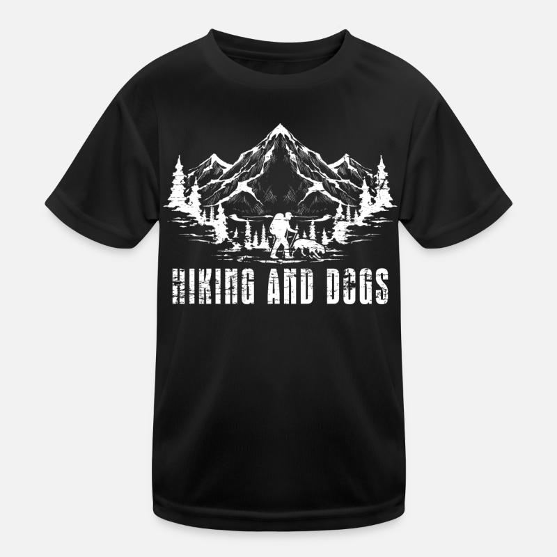 Wanderer Hunde Geschenk Wandern Kinder Funktions-T-Shirt