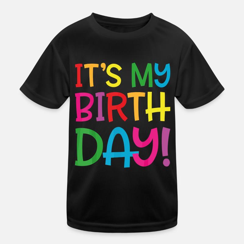 c'est mon anniversaire T-shirt sport Enfant